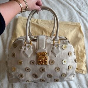 Louis Vuitton BOWLY POLKA DOT PANAMA BAG‎